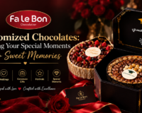 Customized luxury chocolate gift box by Falebon Chocolatier for special occasions