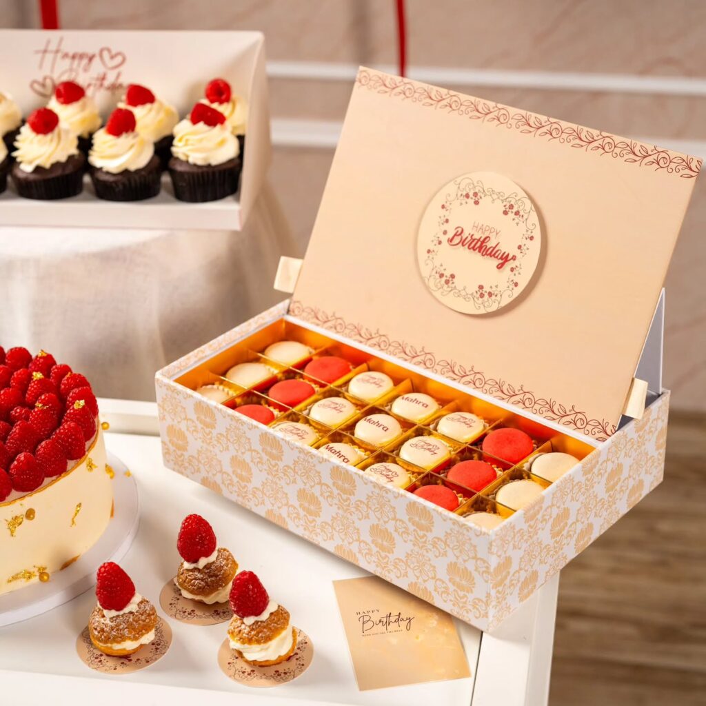 Customized luxury chocolate gift box by Falebon Chocolaiter for special occasions