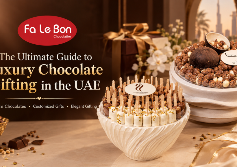Luxury chocolate gifting in the UAE by Fa Le Bon Chocolatier