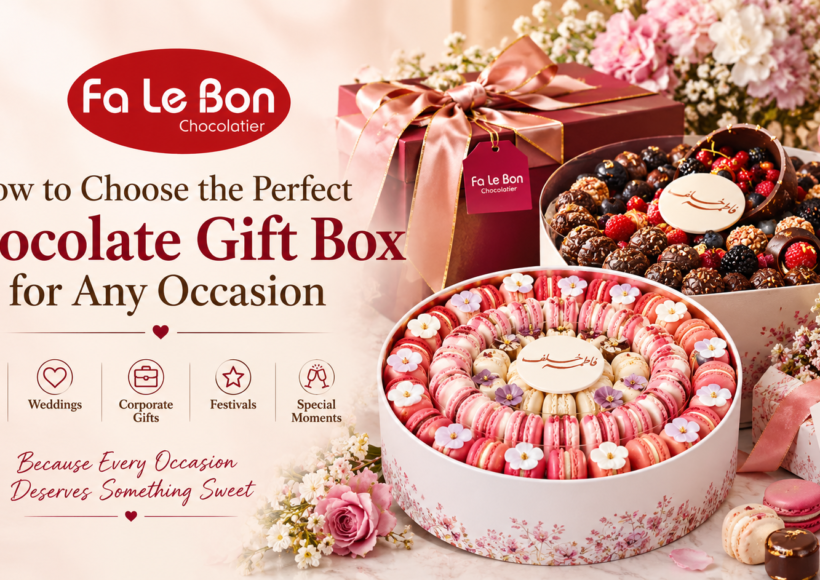 Luxury chocolate gift box and macarons for every occasion in the UAE