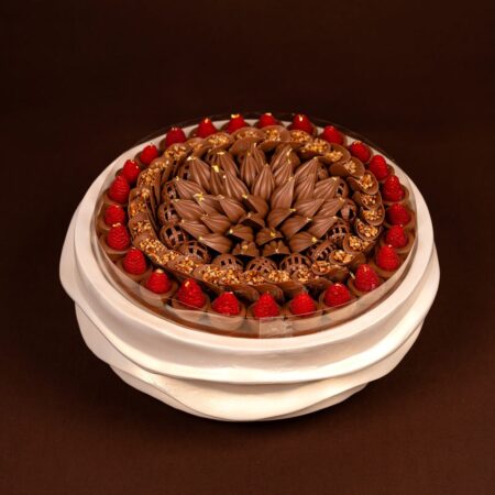 Fa Le Bon Chocolatier – Luxury Raspberry Chocolate Tray